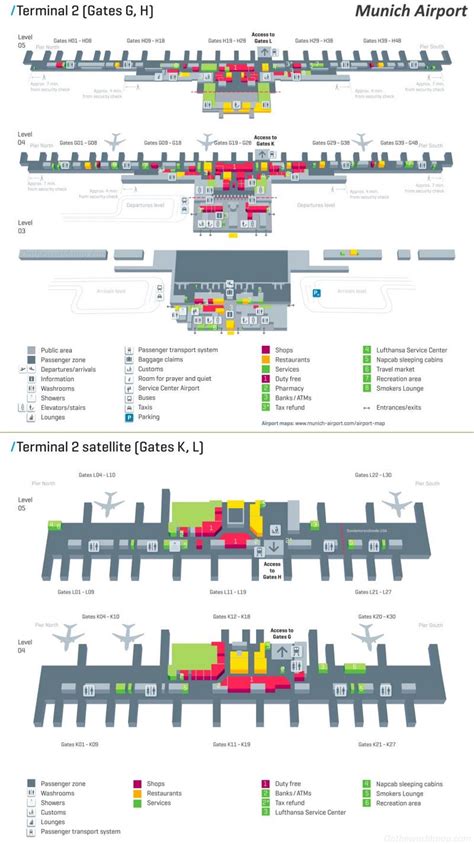 munich airport map terminal 2.